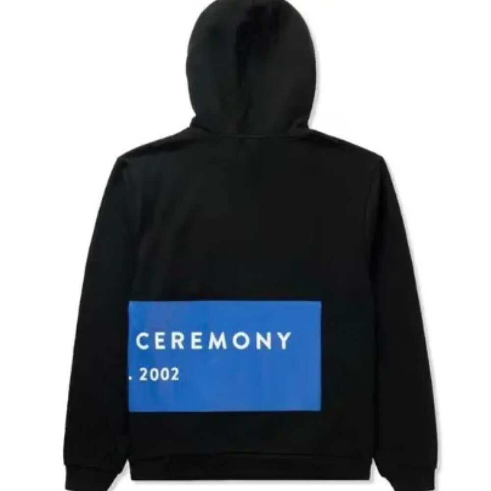 Opening Ceremony Men's Black Cotton Hoodie Medium
